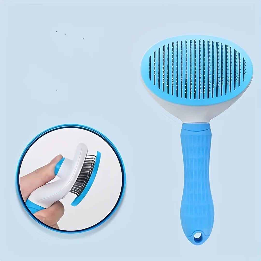 Escova removedora de pelos azul