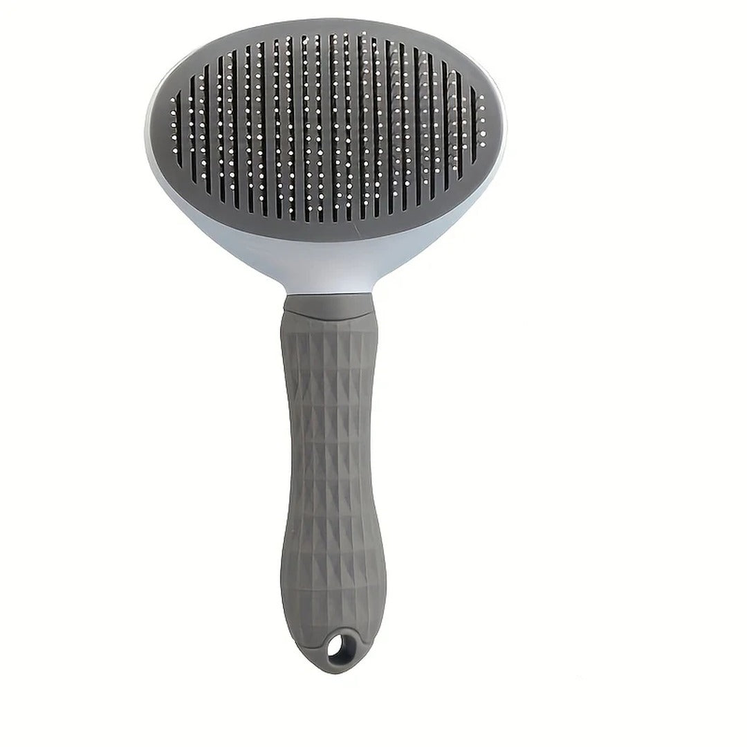 Escova removedora de pelos cinza