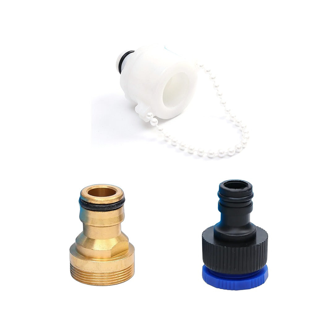 3 adaptadores de torneira inclusos