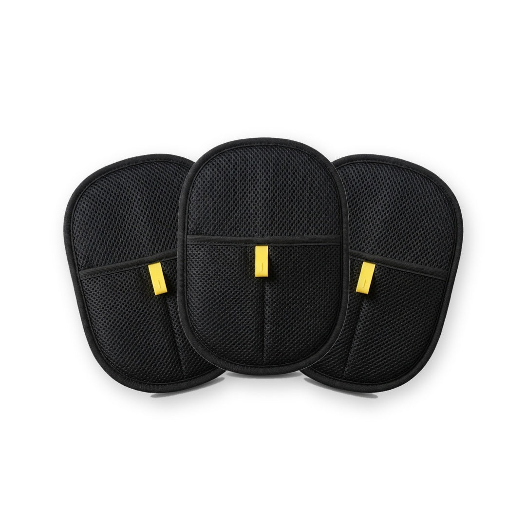 Kit com 3 luvas removedoras de pelos