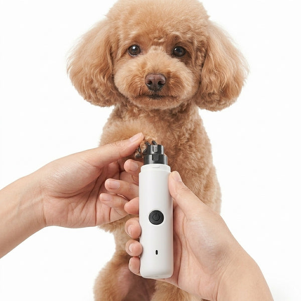 Lixa de Unhas Elétrica para Cachorro com Luz LED e 2 Velocidades