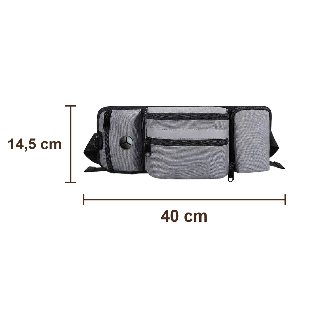 Medidas da pochete: 40 x 14,5 cm